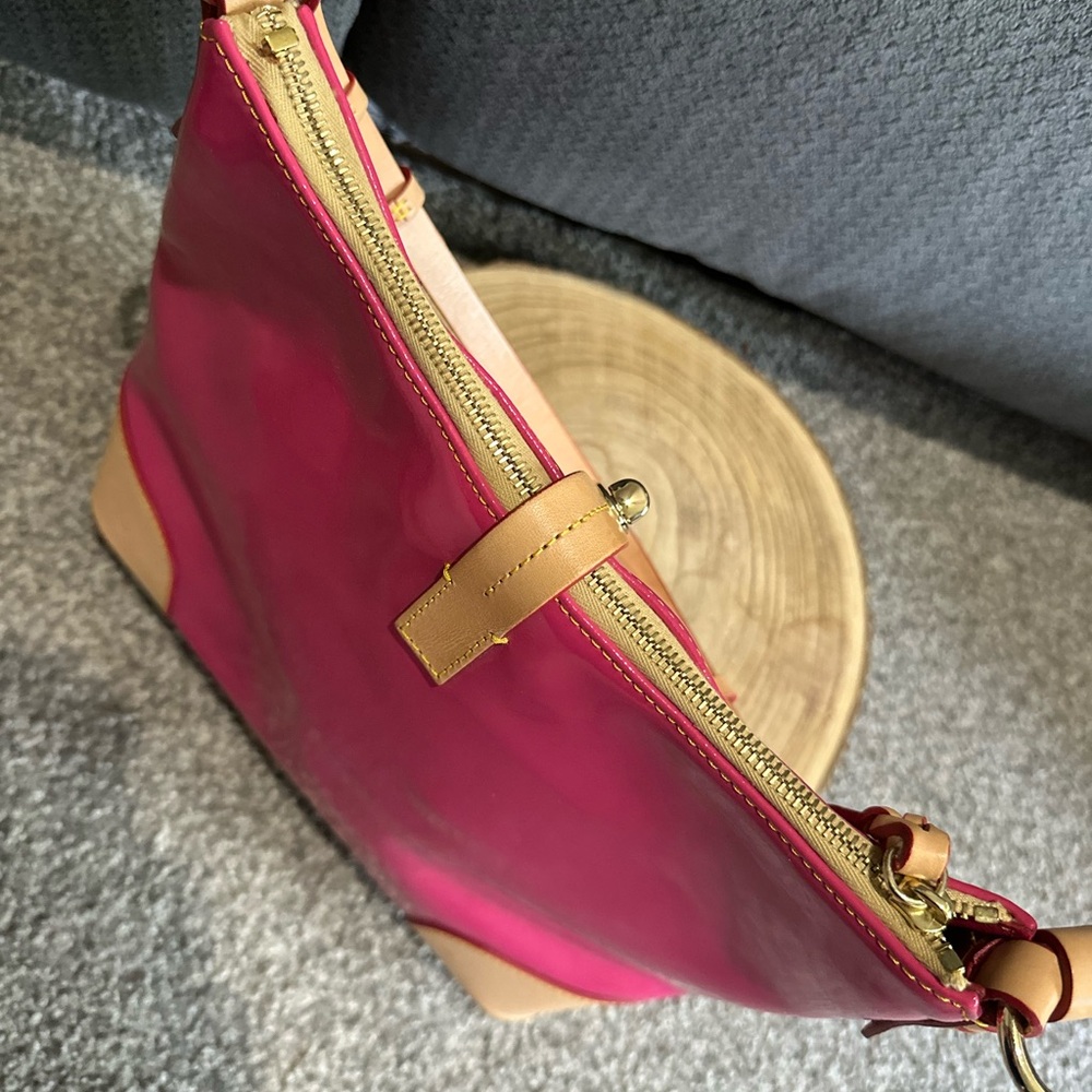 Dooney & Bourke Pink and Tan Women's Bag AS IS - Picture 7 of 15